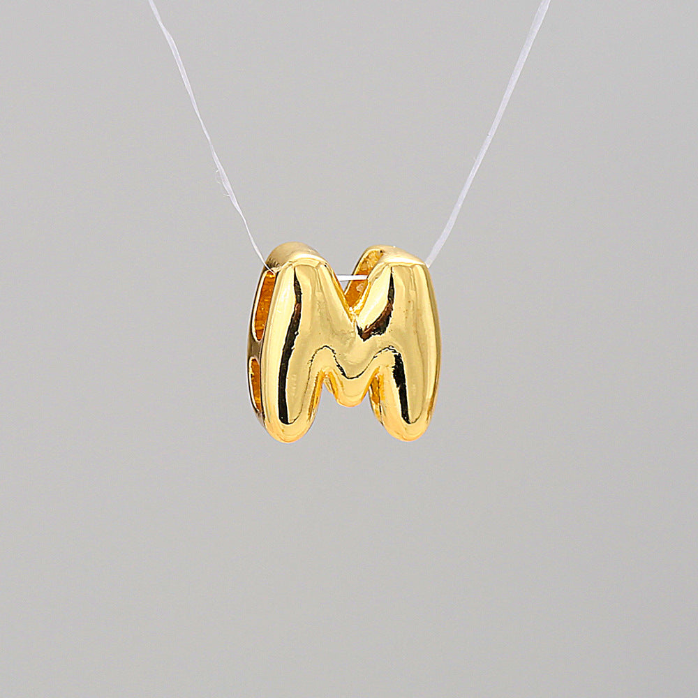 Collier Alphabet Acier Inoxydable 8g - 26 Lettres Personnalisables
