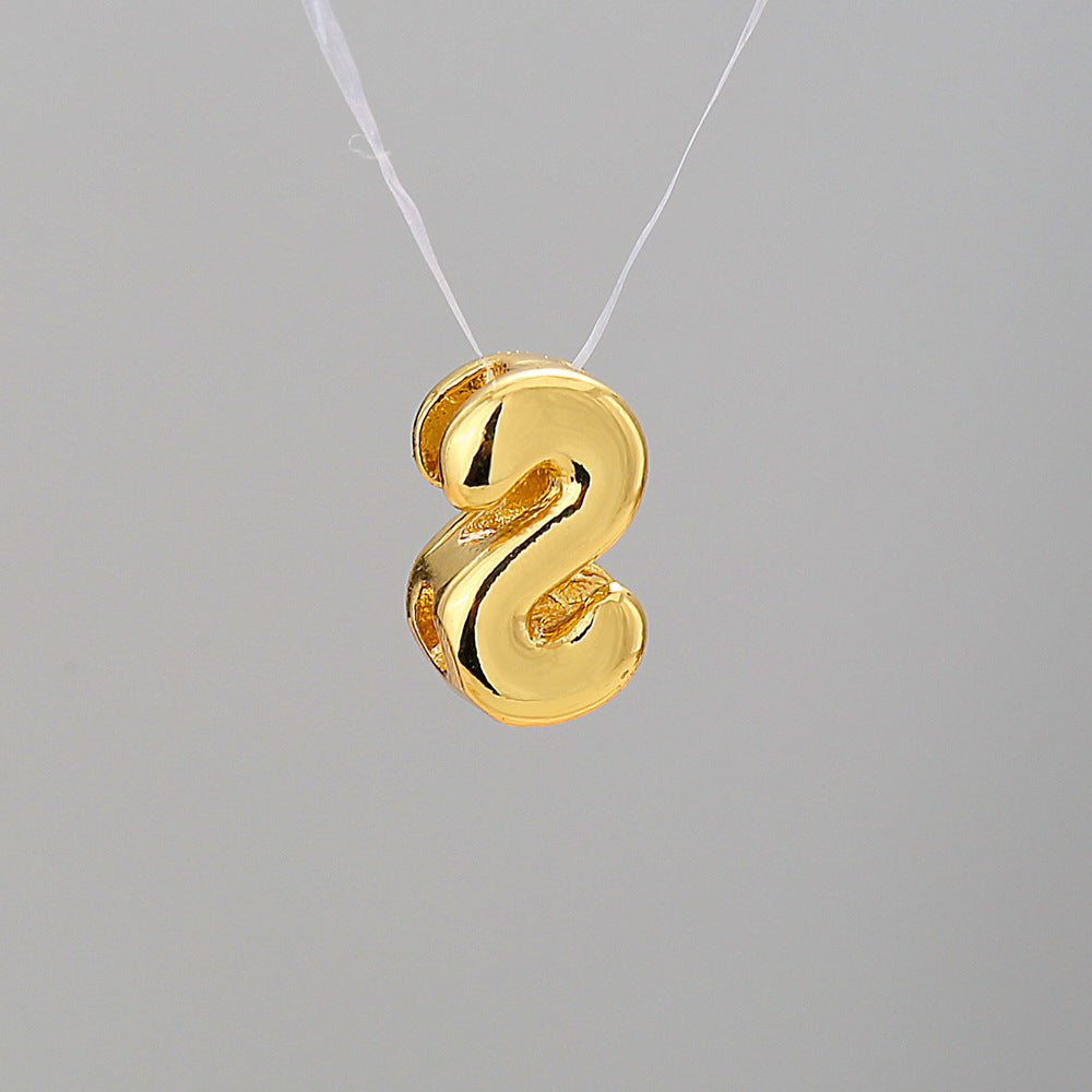 Collier Alphabet Acier Inoxydable 8g - 26 Lettres Personnalisables