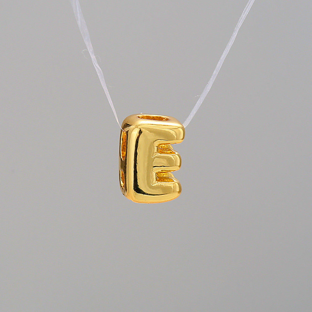 Collier Alphabet Acier Inoxydable 8g - 26 Lettres Personnalisables
