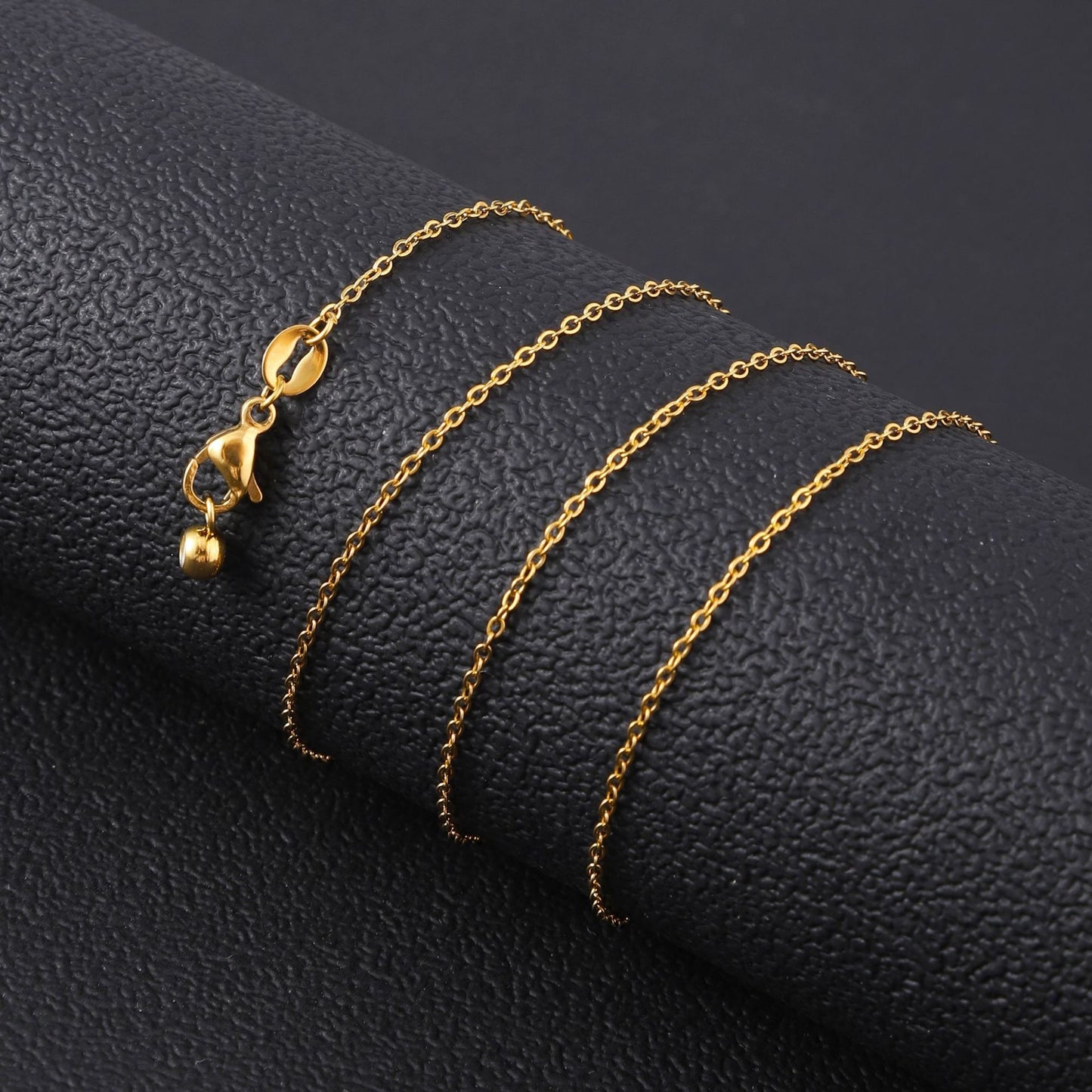Collier Alphabet Acier Inoxydable 8g - 26 Lettres Personnalisables