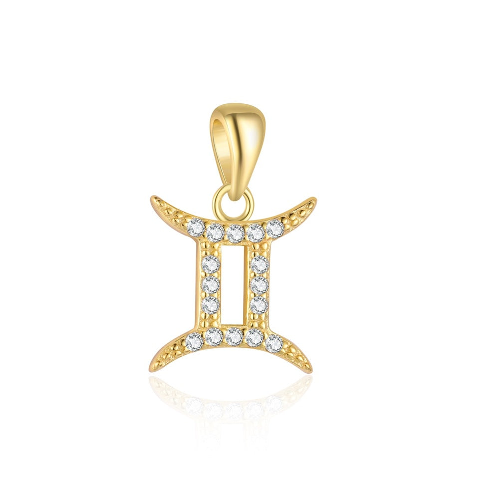 Collier Argent Sterling S925 11g - 12 Constellations Zodiacales