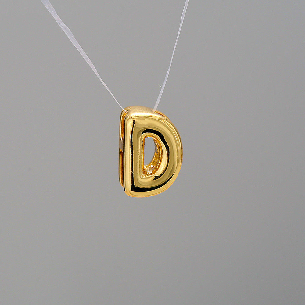 Collier Alphabet Acier Inoxydable 8g - 26 Lettres Personnalisables