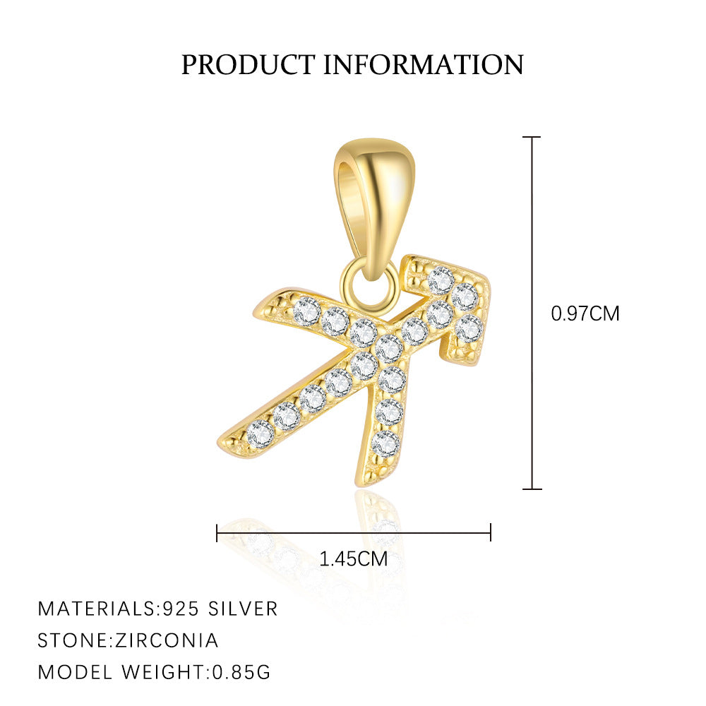 Collier Argent Sterling S925 11g - 12 Constellations Zodiacales
