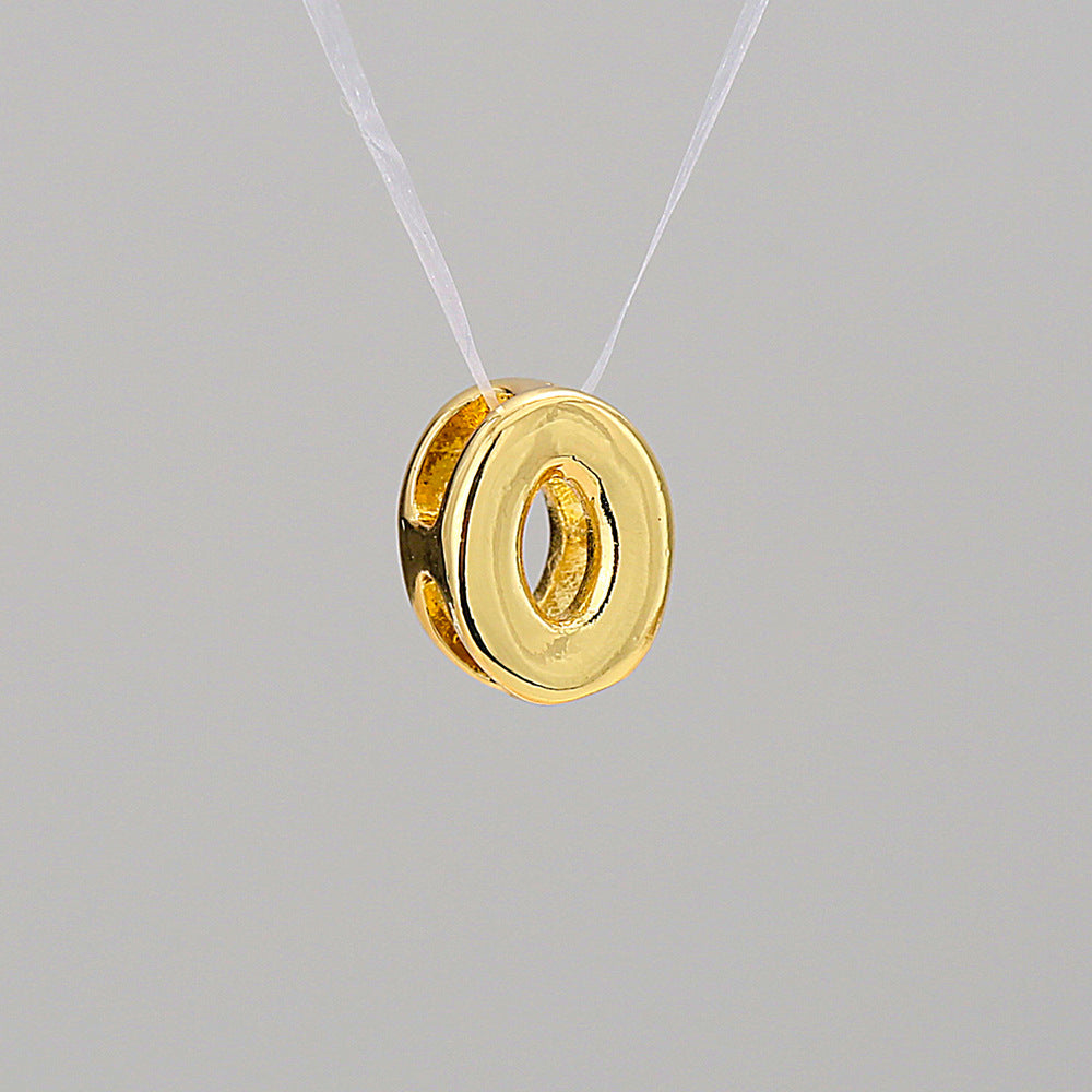 Collier Alphabet Acier Inoxydable 8g - 26 Lettres Personnalisables