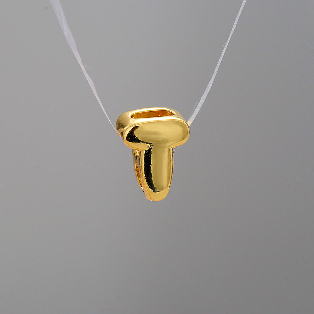 Collier Alphabet Acier Inoxydable 8g - 26 Lettres Personnalisables
