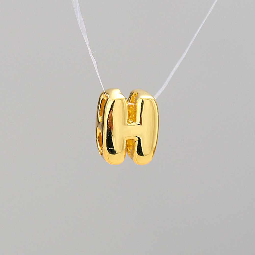 Collier Alphabet Acier Inoxydable 8g - 26 Lettres Personnalisables