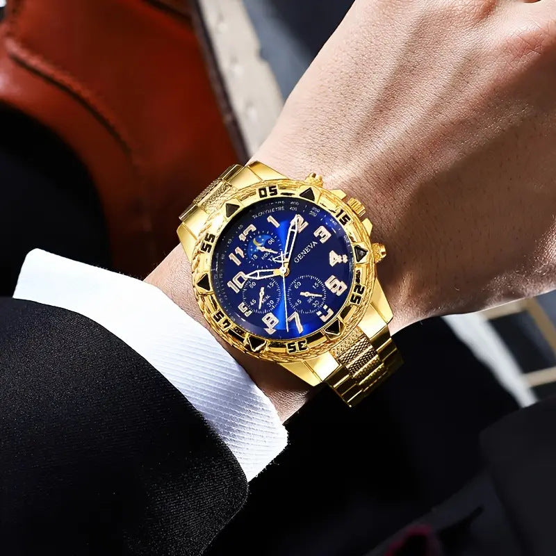 Ensemble Homme Business 4 Pièces 130g Montre Coffret