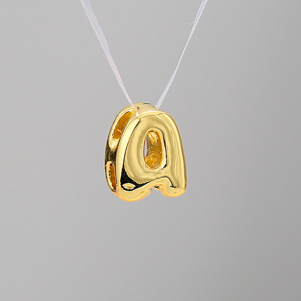 Collier Alphabet Acier Inoxydable 8g - 26 Lettres Personnalisables