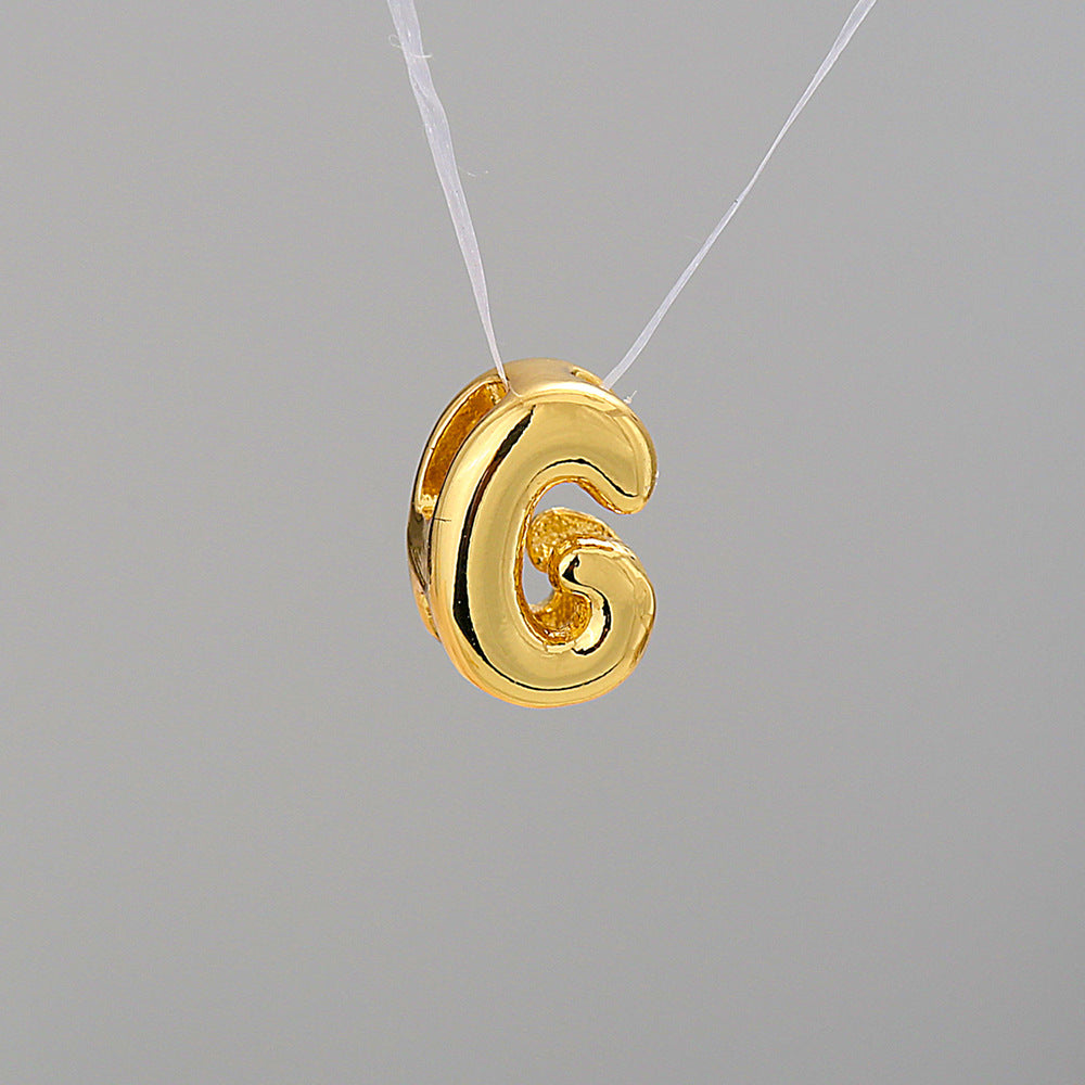Collier Alphabet Acier Inoxydable 8g - 26 Lettres Personnalisables