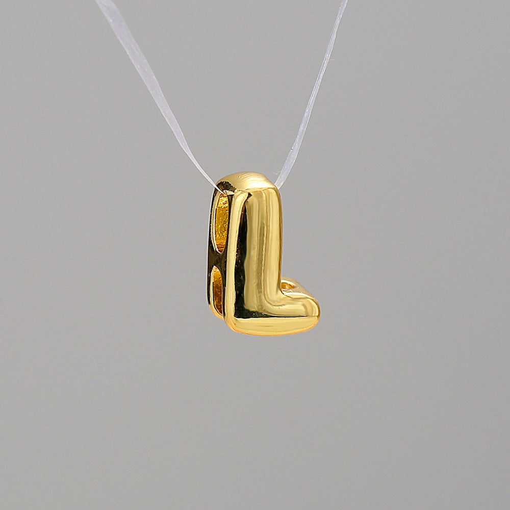 Collier Alphabet Acier Inoxydable 8g - 26 Lettres Personnalisables