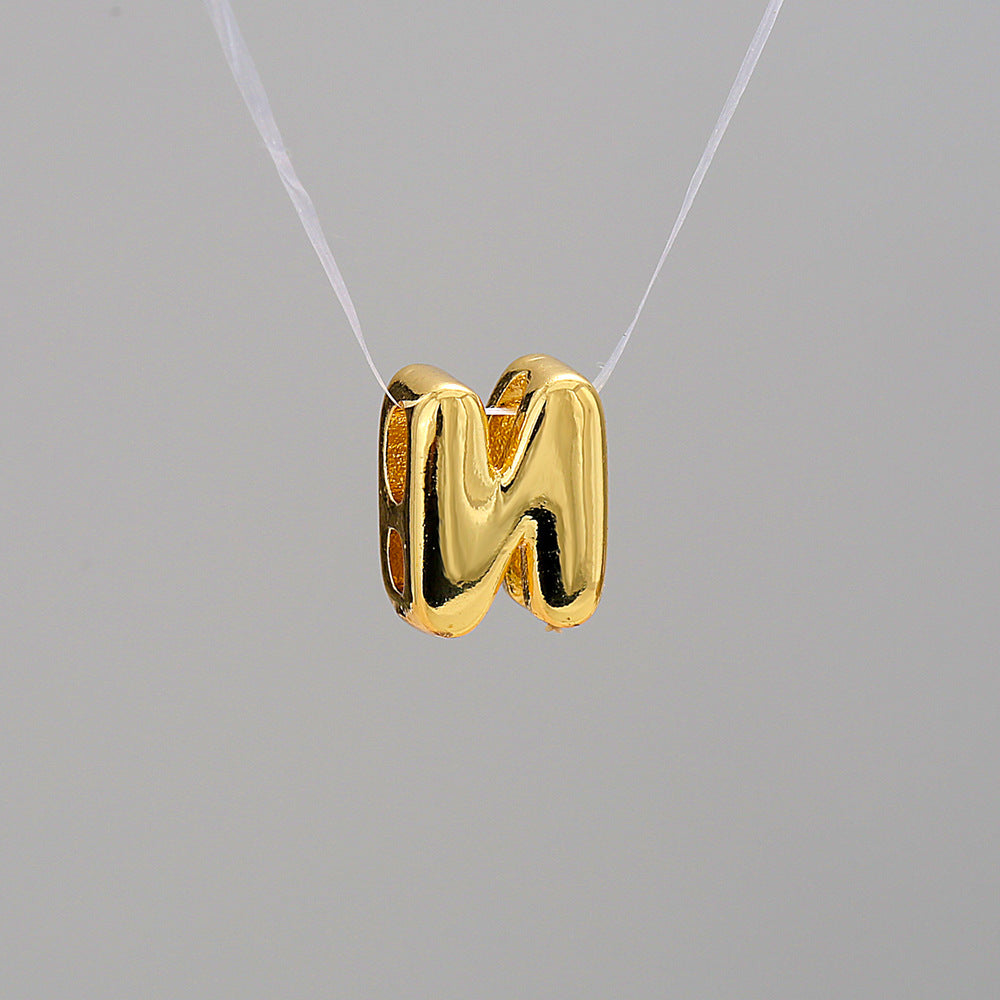 Collier Alphabet Acier Inoxydable 8g - 26 Lettres Personnalisables