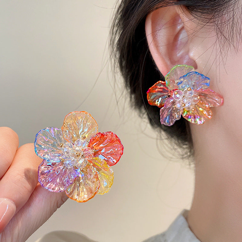 Boucles d'Oreilles Romantiques Cœur Nœud 20g