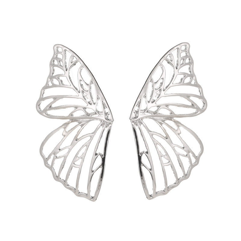 Boucles d'Oreilles Papillon Sculpté 26g Design Creux