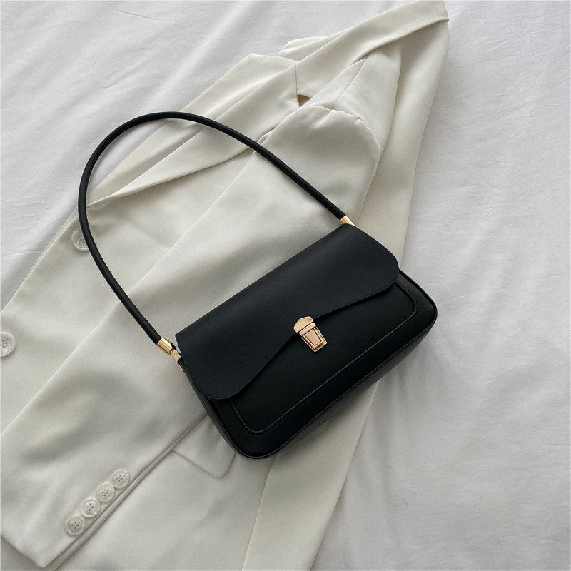 Sac simple à une épaule de couleur unie pour femme