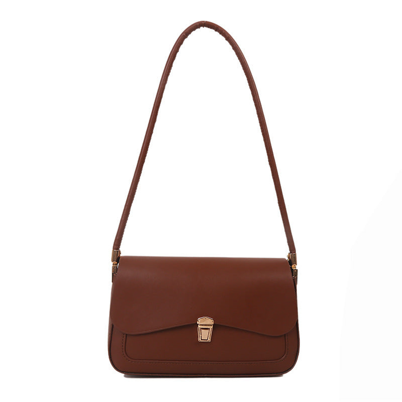 Sac simple à une épaule de couleur unie pour femme