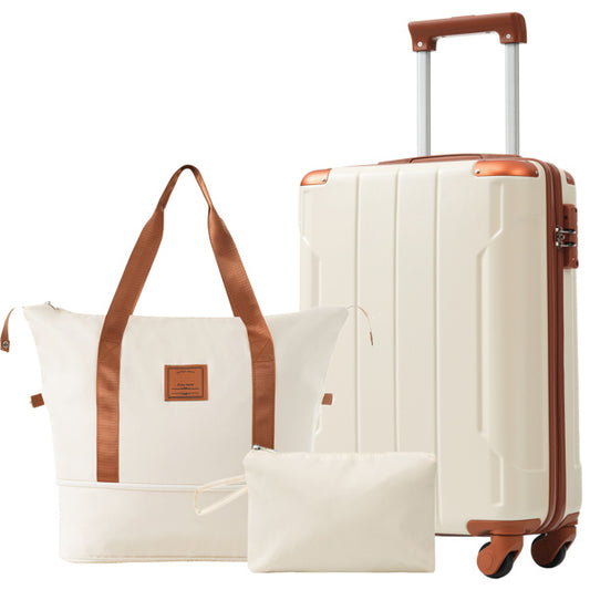 Set Valises Rigides 3 Pièces - Roues TSA Serrure Voyage