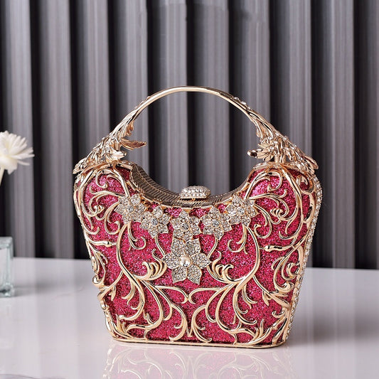 Pochette de Soirée Ajourée Brillante - Sac Banquet