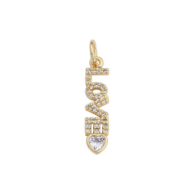 Pendentif Personnalisé Cuivre Zircon Étoile - DIY Créatif 14g | SADJÉ
