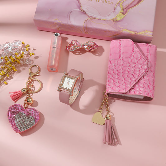 Coffret Cadeau Montre Femme Élégant - Set Anniversaire Écrin Premium