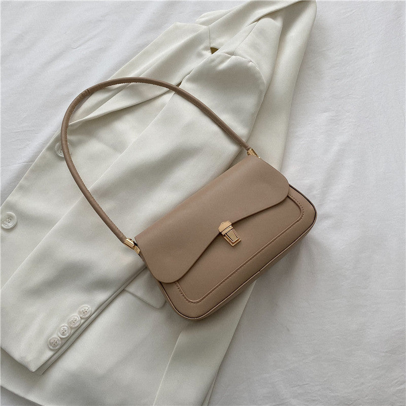 Sac simple à une épaule de couleur unie pour femme