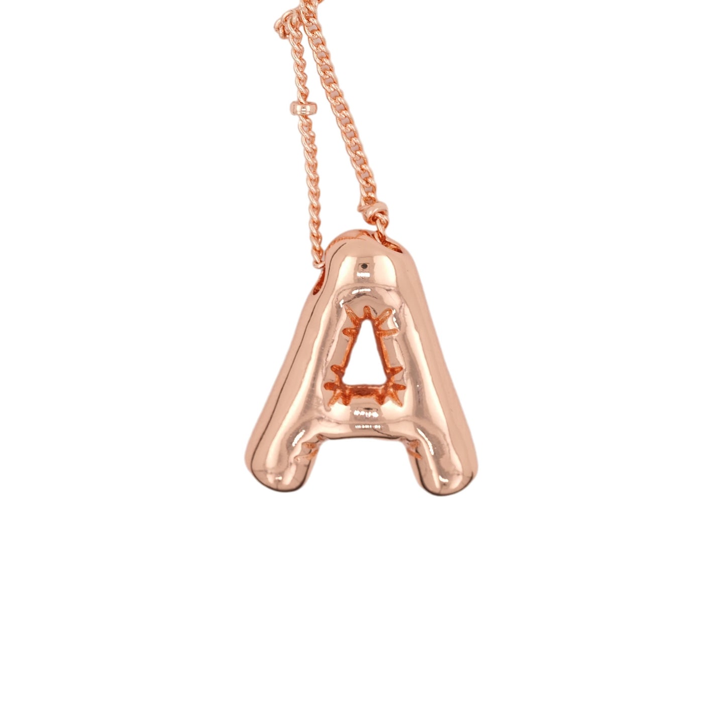 Pendentif Brillance Initiale Cuivre Étincelant - 26 Lettres
