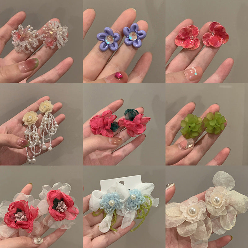 Boucles d'Oreilles Romantiques Cœur Nœud 20g