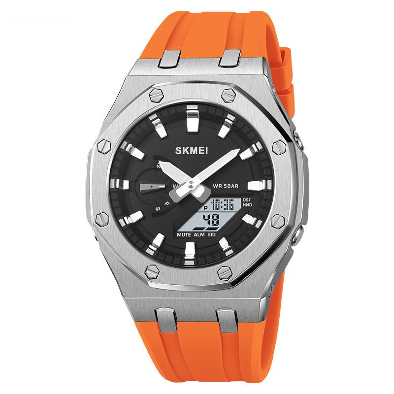 Montre Sport Électronique Étanche 100g - LED Lumineuse Multifonction 5 Alarmes SADJÉ