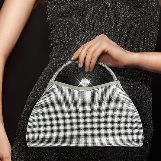 Sac à Main Femme Polyester 620g - Détails Décoratifs 23x18cm