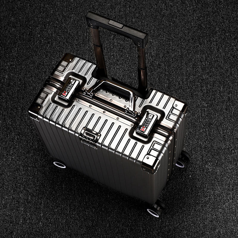 Valise Cabine Roulettes Aluminium - Bagage Rigide 18-20 Pouces
