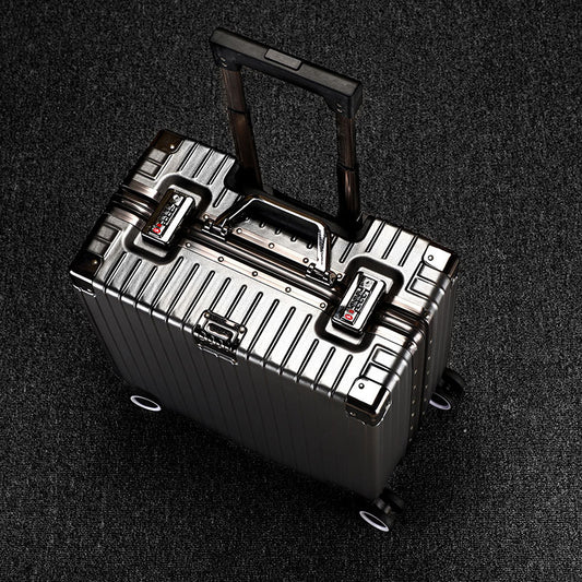 Valise Cabine Roulettes Aluminium - Bagage Rigide 18-20 Pouces